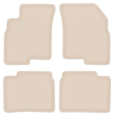 Produktbild von DURBAN Beige Velours-Fußmatten-Set für Kia Magentis I Limousine (2001-2006)