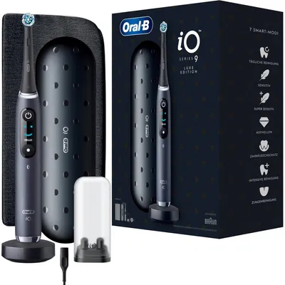 Produktbild von Braun Oral-B iO Series 9 Black Onyx Luxe Edition Zahnbürste 421863 (421863)