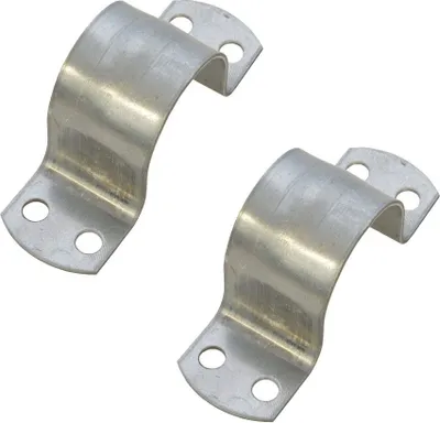 Produktbild von 2x PremiumX Mastschelle 48-50 mm Durchmesser Stahl verzinkt Antennen Mast Befestigung