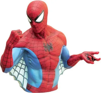 Obrázok produktu pre Monogram Spider-Man Bust Bank, Marvel Heroes, Modrá, Červená, PVC, 1 kusov