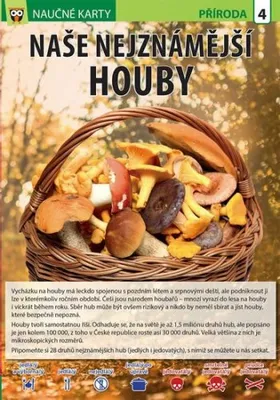 Obrázek produktu pro Naše nejznámější houby - Naučné karty