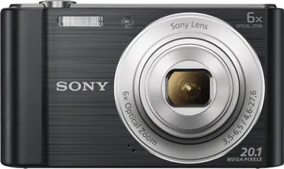 Produktbild von Sony Cyber-shot DSC-W810, 20,1 MP, 5152 x 3864 Pixel, CCD, 6x, HD, Schwarz