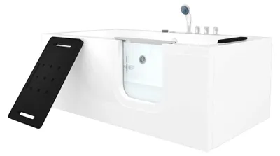 Produktbild von Whirlpool Seniorenwanne mit Tür S15WP-TH-R 85x160cm Thermostat-Armatur