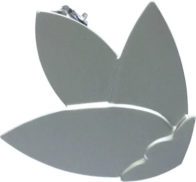 Produktbild von Gardinia Dekoklammer Flower silber-matt, Ø 8 cm