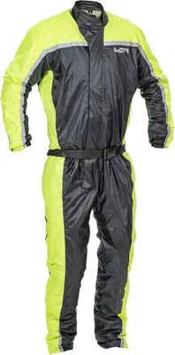 Produktbild von Lindstrands Sidvallen 1-Teiler Motorrad Regenkombi, schwarz/gelb, 3XL