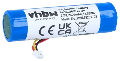 Produktbild von vhbw Akku kompatibel mit Philips Avent SCD630/37, SDC620, SDC630 Babyphone Babytalker (3400 mAh, 3,7 V, Li-Polymer)