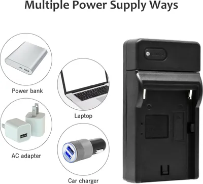 Obrázek produktu pro NP-F960/ NP-F970 Sada baterie a nabíječky pro fotoaparát, 1 kus, 7,2 V, 7800 mAh, velká, dobíjecí, s kabelem typu C, náhrada za SONY NP-F550 F570 F750 F770 F960 F970