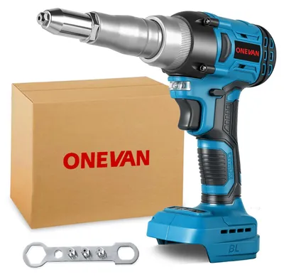 Produktbild von ONEVAN Akku Nietzange Kompatibel mit Makita 18V, Bürstenlose Popnietenzange – Größe Nur Maschine, Blau