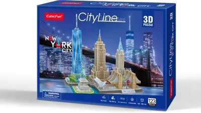 Immagine prodotto di CubicFun Cubic Fun 3d Puzzle City Line New York City