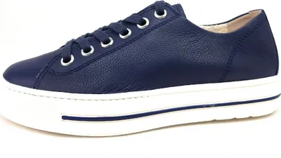 Produktbild von Paul Green  Damenschuhe Schnürschuhe Sportive Sneaker Blau Freizeit, Schuhgröße:EUR 41 | UK 7
