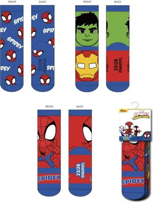 Image de Lot de 3 paires de chaussettes Spidey multicolores 23/26 Disney