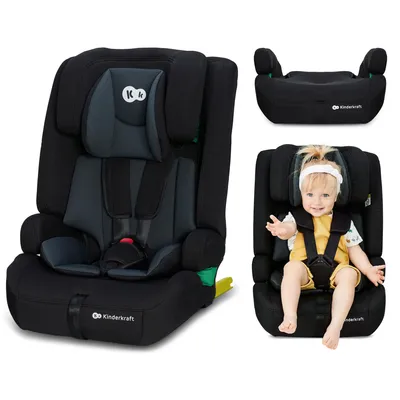 Obrázok produktu pre Kinderkraft SAFETY FIX 2 i-Size autosedačka 76-150 cm ISOFIX TOP TETHER R129 čierna