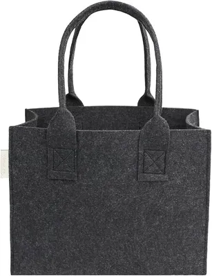 Produktbild von SILUK Filztasche Einkaufstasche Tasche Filz Shopper 35 x 20 x 28 cm viele Farben (Anthrazit)