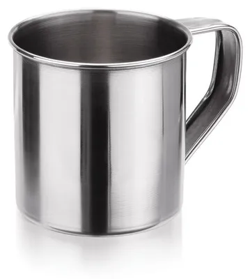 Produktbild von 6x Becher 350 ml Chromnickelstahl silber Kaffeebecher