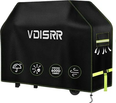 Produktbild von Famanu Grillabdeckung wetterfest, robust, 600D Oxford, mit Ventilationsfenster, 183 x 66 x 130 cm