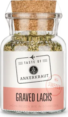 Produktbild von Graved Lachs (Schweden), 120g im Korkenglas