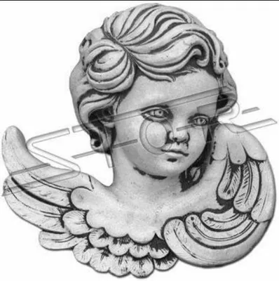 Produktbild von Grabschmuck Grab Stein Dekoration Engel Figur Skulptur Gott Heilig 22cm S111004
