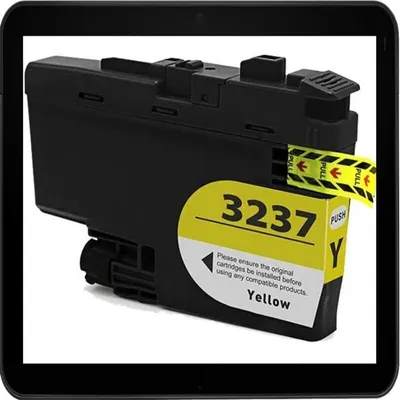 Produktbild von LC3237Y TiDis Druckerpatrone Yellow mit ca.1.500 Seiten Druckleistung nach Iso