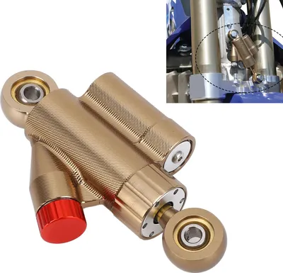 Obrázok produktu pre Zlatý motocykel CNC nastaviteľný tlmič riadenia stabilizátor bezpečnostné riadenie zliatina hliníka univerzálny pre motocykel