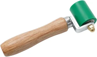 Productafbeelding van Naad Hand Roller - Drukrol PVC Tool - Dekzeil Lassen - Hoge Temperatuur Bestand - 40mm - Groen