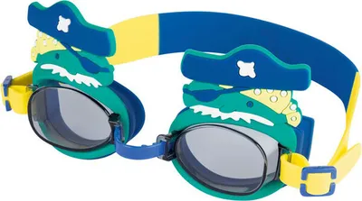Produktbild von Crivit Kinder Schwimmbrille mit Anti-Fog Abnehmbarer Motivrahmen Pirat