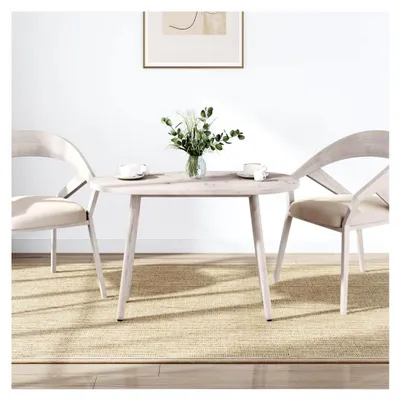 Produktbild von Tischplatte, Ersatztischplatte für Couchtisch, Beistelltisch, Bartisch, Esstischplatte für Restaurants und Cafés, Holztischplatte, Schreibtischplatte, Weiß, Massivholz, Kiefer, Oval