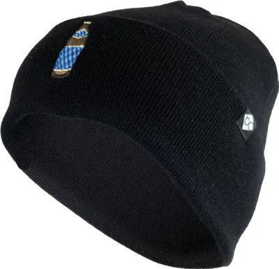 Produktbild von Bavarian Caps Strickmütze mit Stickerei, schwarz, Gr. Einheitsgröße
