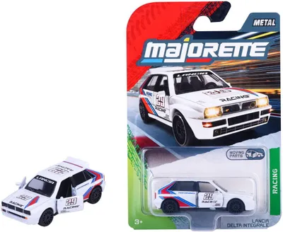Produktbild von Majorette Spielzeugauto Racing Lancia Delta Integrale weiß 7,5 cm 8504000000Q02