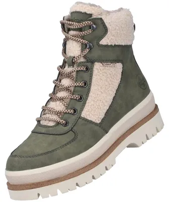 Image de Rieker Damen Tex-Stiefelette gefüttert Grün Y6214-54