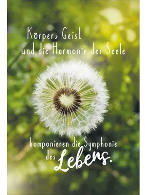 Produktbild von Kurt Eulzer Glückwunschkarte Geburtstag mit Musik Pusteblume