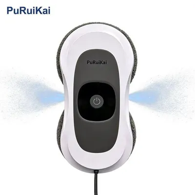 Produktbild von PuRuiKai RN2-01 Fensterputzroboter – Intelligenter Glasreinigungsroboter mit Dual Auto Spray, Smart Navigation & Fernbedienung