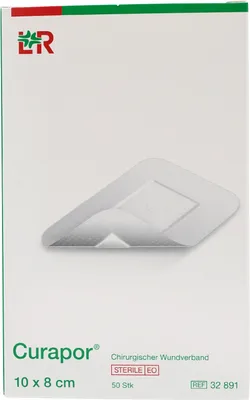 Immagine prodotto di Curapor medicazione sterile per ferite chirurgiche 8x10 cm 50 pz