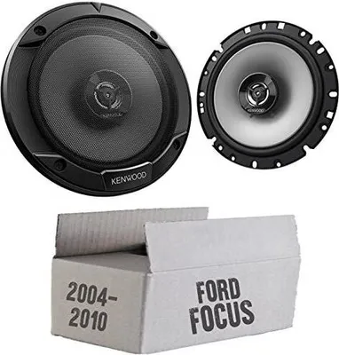 Produktbild von Lautsprecher Boxen Kenwood KFC-S1766 - 16,5cm 2-Wege Koax Auto Einbauzubehör - Einbauset passend für Ford Focus 2 Front - justSOUND