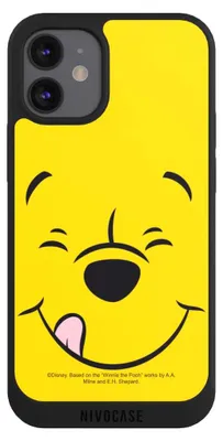 Produktbild von NIVOCASE Handyhülle für Apple iPhone 12 mini  Hülle NIVOpure Case Schwarz Disney Offizielles Lizenzprodukt Winnie Puuh