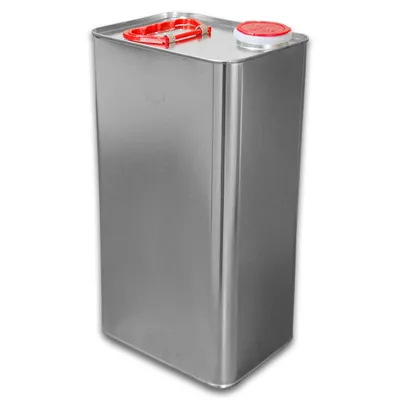 Image de Bidon en fer blanc 5 litres carré