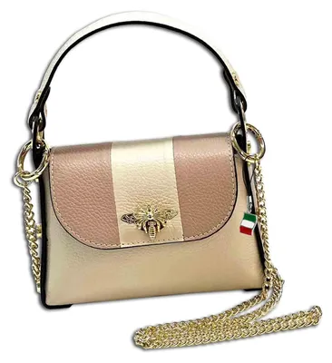 Imagen del producto de Bolso beige rosa, modelo Florence, de cuero, referencia OTF833IA