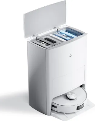 Produktbild von ECOVACS Saug- und Wischroboter DEEBOT X1e OMNI mit YIKO AI-Sprachassistenten White One Size