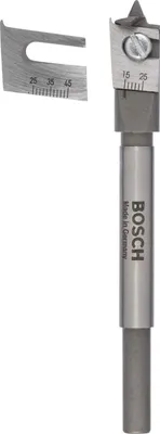 Produktbild von Flachfräsbohrer, verstellbar, Sechskant 15 - 45 mm, 25 - 45 mm, 120 mm