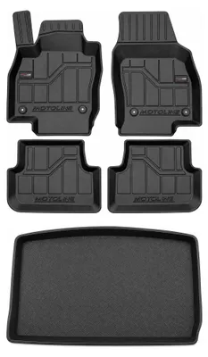 Productafbeelding van Wielganizator MotoLine TPE-automatten geschikt voor Volkswagen Polo VI (2017-), 4 + 1 kofferbakmat 30068