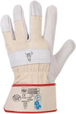 Produktbild von Handsch.StierkopfClassic,Rindvollleder,Gr.8