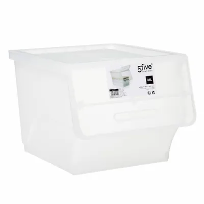 Obrázek produktu pro Úložný box na oblečení, 34 L, bílý