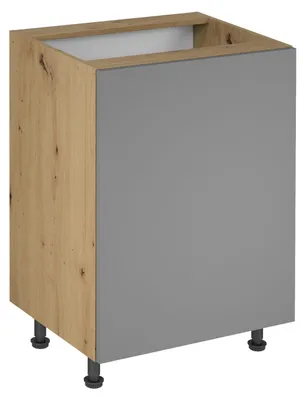 Produktbild von Unterschrank D60 P/L – Velora – Beige – Push-to-Open Mechanismus