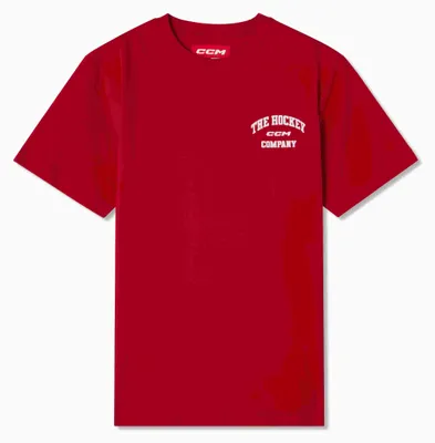 Obrázek produktu pro Pánské tričko CCM Athleisure Tee Red Rodeo Velikost: L