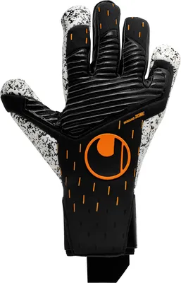 Produktbild von Uhlsport Speed Contact Supergrip+ Torwarthandschuhe Herren schwarz weiß fluo orange Gr 8