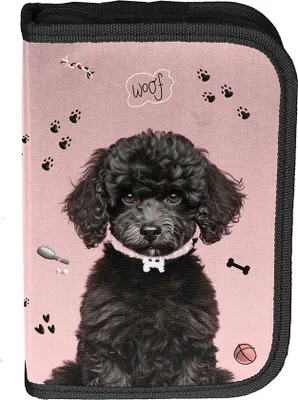 Produktbild von Paso Federmäppchen mit Hunden Motiv für Mädchen