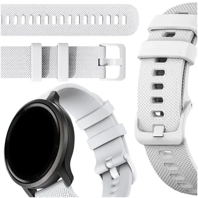 Zdjęcie produktu dla Pasek ChronSmarta do smartwatch'a Samsung Galaxy Watch 4 5 6 7 Classic Pro (Biały)