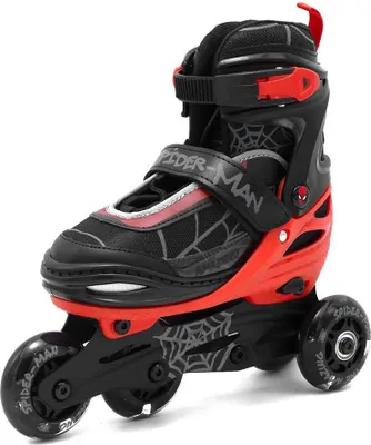 Produktbild von Marvel Soft Boot 3 In 1 Spider-man Kinder-inlineskates Schwarz EU 34-37 Kinder Schwarz EU 34-37