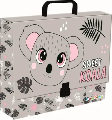 Produktbild von A4 XL 9cm Koala Bambino Ordner mit Griff