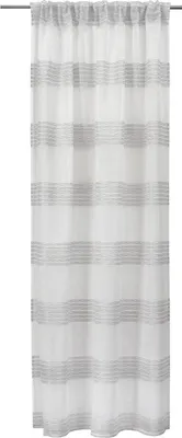 Produktbild von Verdeckter Schlaufenschal - 140 x 245 cm - Taupe - Polyester - gestreift