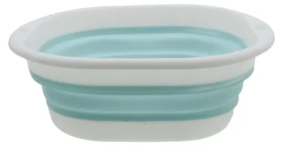 Faltbare Waschschüssel, platzsparend, 24,5 cm, blau
